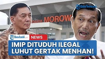 Luhut Tak Terima Bandara Morowali Disebut Ilegal, Gertak Menhan Sjafri!
