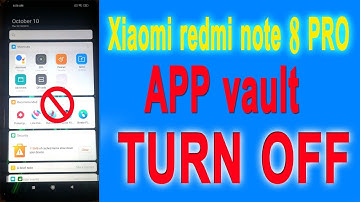 xiaomi redmi note 8 PRO how to disable app vault from left side of home screen