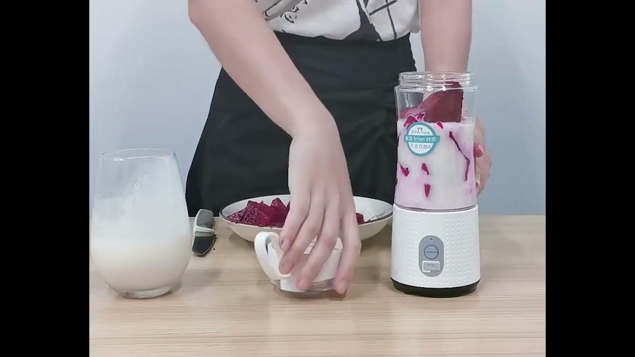 Supkitdin Portable Blender Personal Size Blender Handheld Fruit Juicer USB Rechargeable YouTube