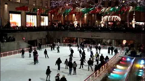 Rockefeller Center Skating Rink & Tree - Christmas 2008