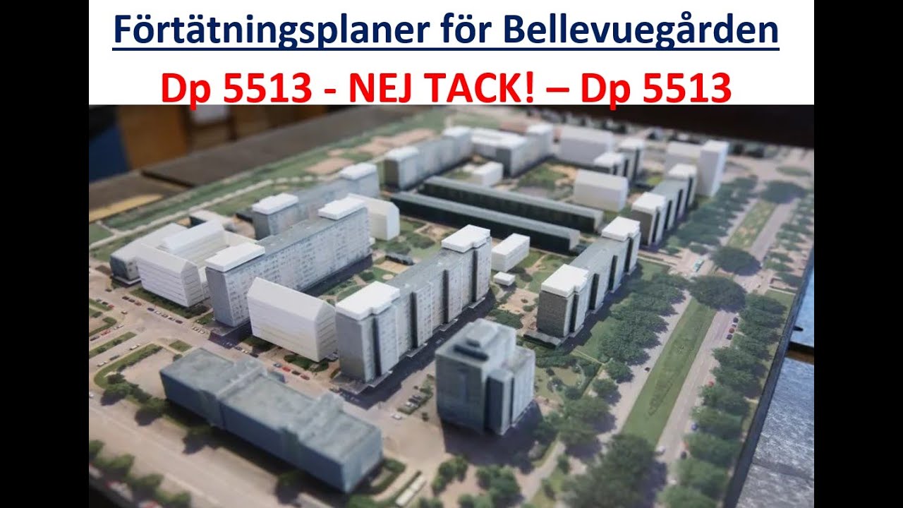 Förtätning av Bellevuegården i Malmö - Nej Tack!