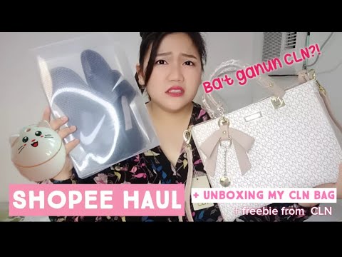 CLN BAG REVIEW  UNBOXING ALYSSA CROSSBODY BAG 