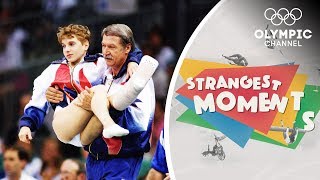 Kerri Strug's Unforgettable Determination to Win Gymnastics Olympic Gold | Strangest Moments