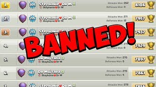 WHY SUPERCELL BANNED Dr. Mujtaba & Stephanie! 4 Reasons | COC | Clash of Clans Accounts