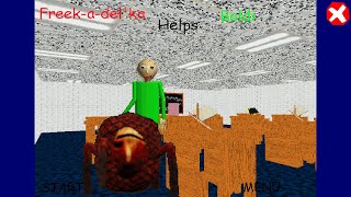 Freek-a-del'ka Helps Baldi: Baldi's Basics Mod