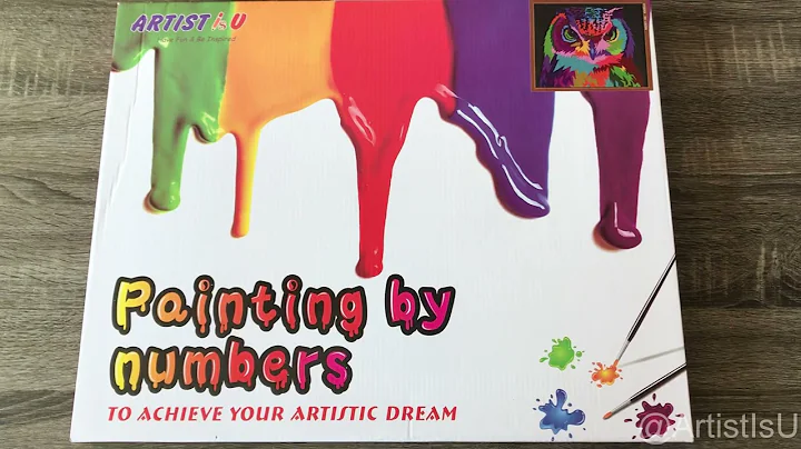 Paint by Numbers - Colourful Owl