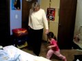 Mom and isabella dancing