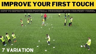 Улучшите свое первое прикосновение |7 упражнений на первое касание для футбольной команды и партнера