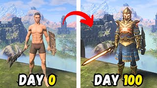 I played 100 days of Enshrouded as a Warrior