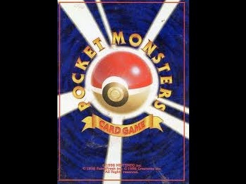 1996 Pocket Monsters Tcg Collection Youtube