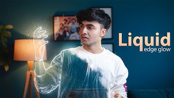 How I Made a Transparent Liquid Edge Glow in After Effects 🔥