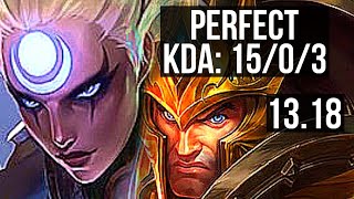 DIANA vs JARVAN IV (JNG) | 15/0/3, Quadra, Legendary, 67% winrate | EUW Master | 13.18