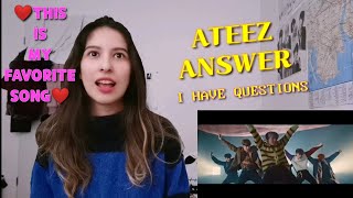 ATEEZ ANSWER MV REACTION