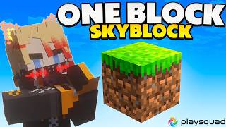 Download lagu 【MINECRAFT】ONE BLOCK CHALLENGE BUT YOU GUYS DETERMINE MY RUN!!!【PLAYSQUAD】