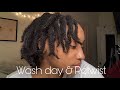 Starter Loc Wash Day + Retwist