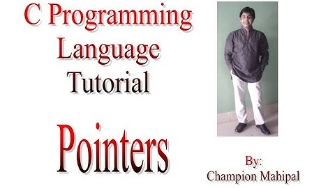 C Programming Language Tutorial 36 Pointer