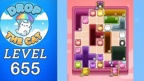Drop The Cat Level 655 Walkthrough