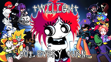 twilight but every turn.. different characters SING? (Friday Night Funkin