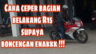 Cara Memendekkan Jok Belakang Yamaha R15