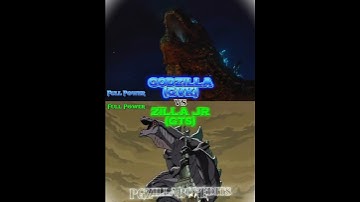 Godzilla (GVK) VS Zilla Jr (GTS) #godzillavskong #godzillatheseries