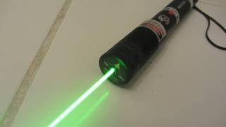 400mW Green Laser from DinoDirect - Review and Burning Stuff!
