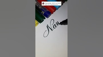 #Namrata #calligraphy #writing names #beautiful writing #cursive #relaxing #Sreekanth art.