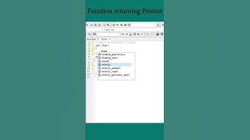 #117 Function returning pointer variable || C Program #shorts #coding