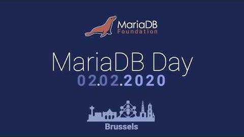 MariaDB Day in Brussels. Andrew Hutchings: Why do I need columnar storage