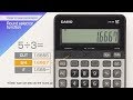 CASIO【How to use calculator Round selector function】
