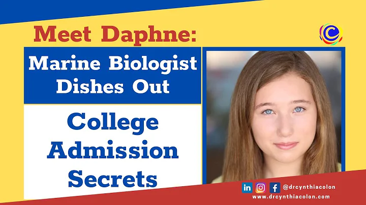 Meet Daphne: Marine Biologist Dishes Out College A...
