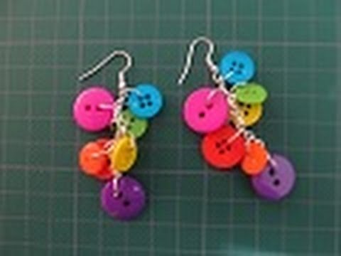 Bisuteria Aretes de BOTONES! //Colección Be,different//