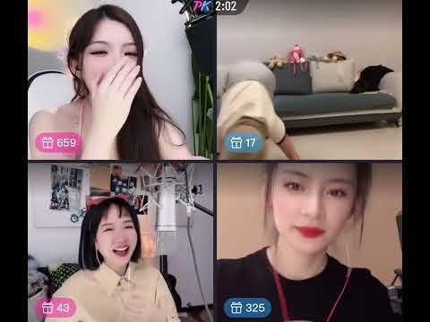 美女加一阿梨粤等开心欣赏颜韵模仿动物跳搞笑街舞