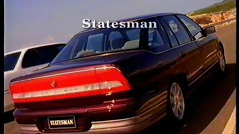 Holden Statesman Series III 1998 TV ad with Greg Norman
