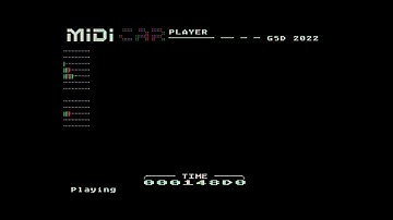 Pulstar (Vangelis) MIDI on Atari8 by MIDIcar equipped with DreamBlaster S2