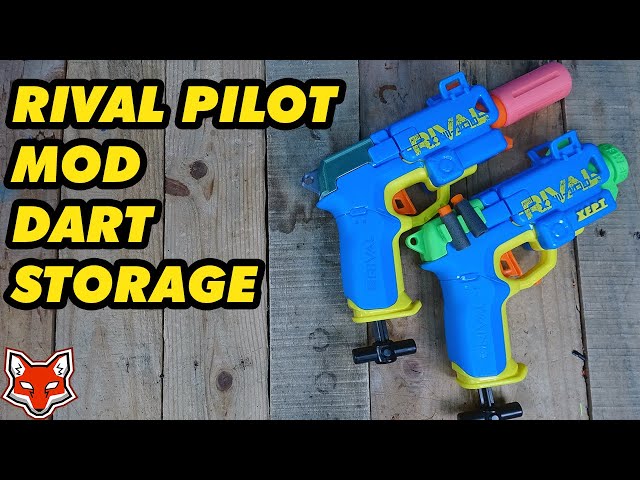 Full Length / Double Short Dart Shell Mod for Nerf Rival Pilot Blaster Toy  Gun