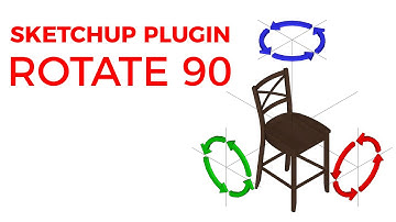 SketchUp Plugin - Rotate 90
