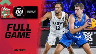 United States 🇺🇸 vs Israel 🇮🇱 | Men Final | Full Game | FIBA 3x3 U23 World Cup 2023