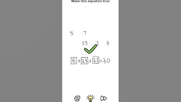 Brain Out | Level No. 155 | Make this equation true | Solution Short #brainout #gameplay #solution