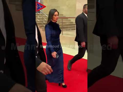 لحظة وصول هبه مجدي مهرجان الفضائيات العربية