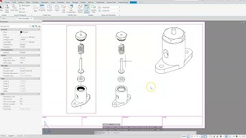 AutoCAD 3D - Exploded Assembly Drawing