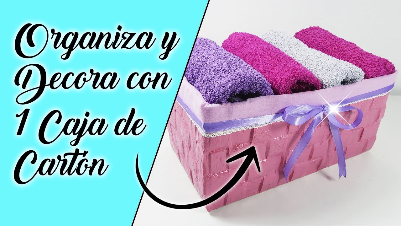 DIY Organizando Baño, CAJA ORGANIZADORA PARA BAÑOS, CLOSET etc/DIY covered  Boxed 