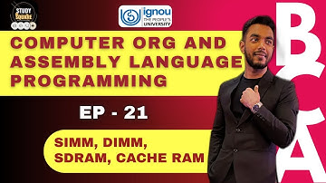 21. SIMM, DIMM, SDRAM & Cache Memory Explained in Hindi |  MCS012 | Riday Sir