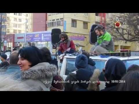 1 16 აქცია მერიასთან ვაკის პარკზე