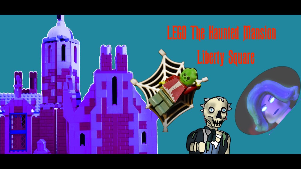 LEGO Disney World Haunted Mansion Full Ride (Original 1971 style) - Stop Motion