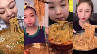 [ASMR] CREAMY SESAME NOODLES (麻酱面) || Chinese Food Mukbang 먹방 吃播 *Noodle Series