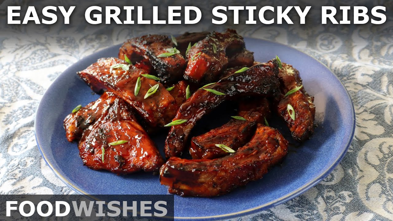 Easy Grilled Sticky Ribs Fast & Amazing "Barbecued" Ribs Food Wishes Recipe Chronicle