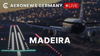 Download Lagu Madeira Anflug LIVE mit Pascal von  AERONEWS GERMANY | Real Airbus Captain | Fenix A320 | MSFS2024 MP3