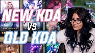 New K/DA ALL OUT vs Old K/DA