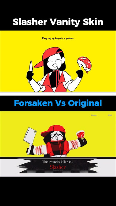 Is the Slasher Vanity Skin in Forsaken Accurate to the Original? #forsaken #roblox