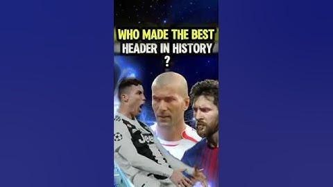 Ronaldo vs Messi vs Zidane header! 😱 #football #ronaldo  #soccer #messi #zidane #shorts #header